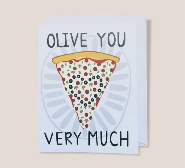 Greeting Card  - Olive You