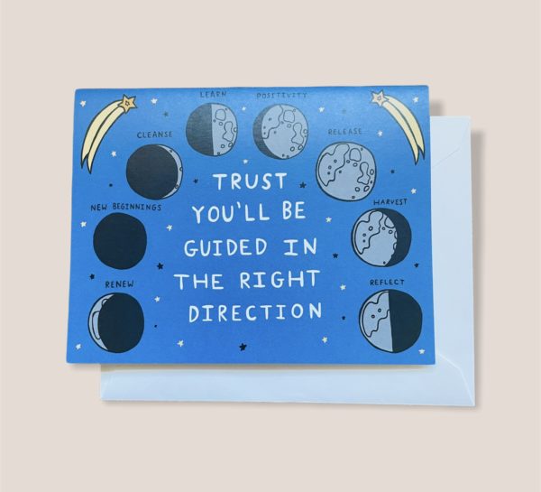 Greeting Card  - Trust you'll be guided