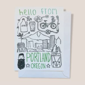 Greeting Card  - Hello from Portland
