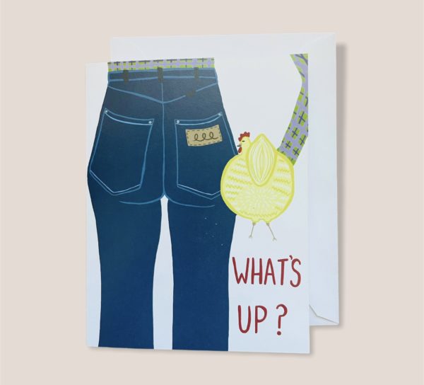 Greeting Card - Chicken Butt