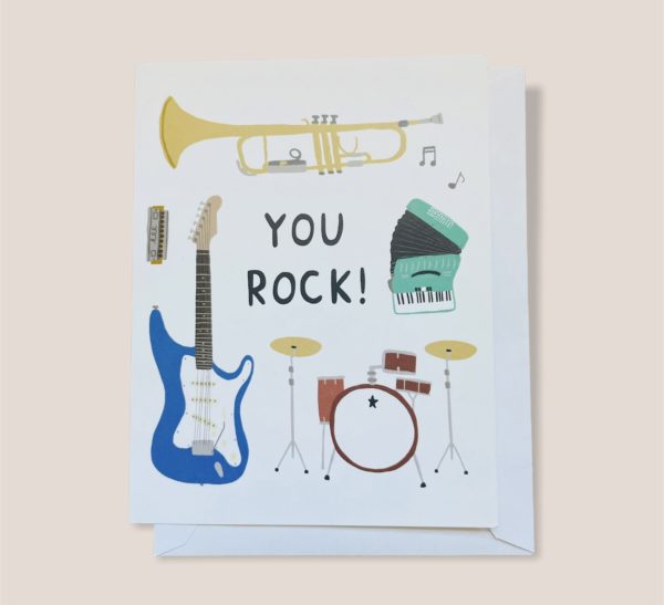 Greeting Card  - You Rock