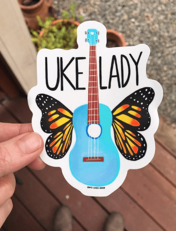 Sticker - Uke Lady