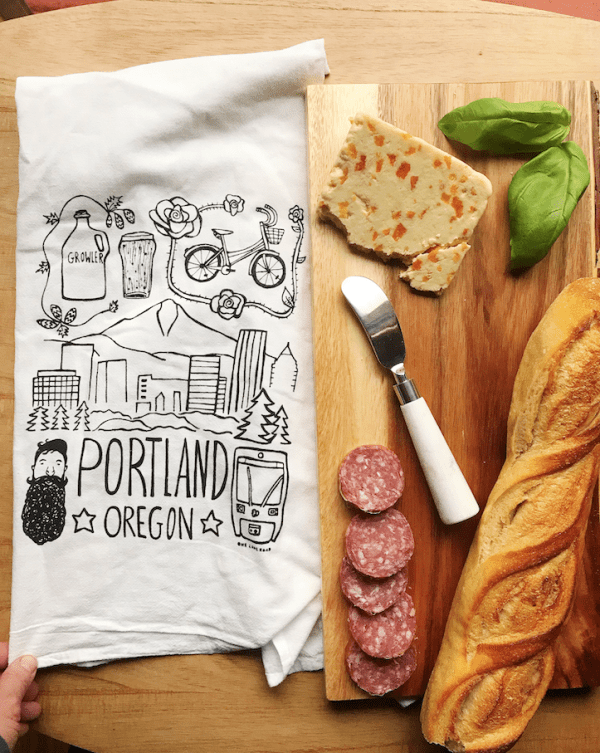 Portland Kitchen Tea Towel