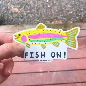 Fish On! Sticker