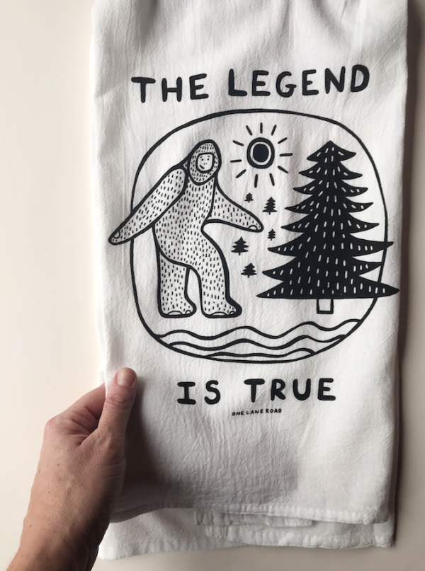 Bigfoot Towel