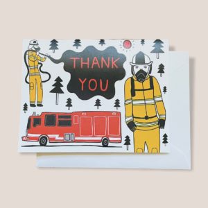 Fundraiser Greeting Card - Thank You Firefighters!