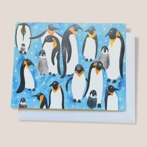 Greeting Card - Penguin Party