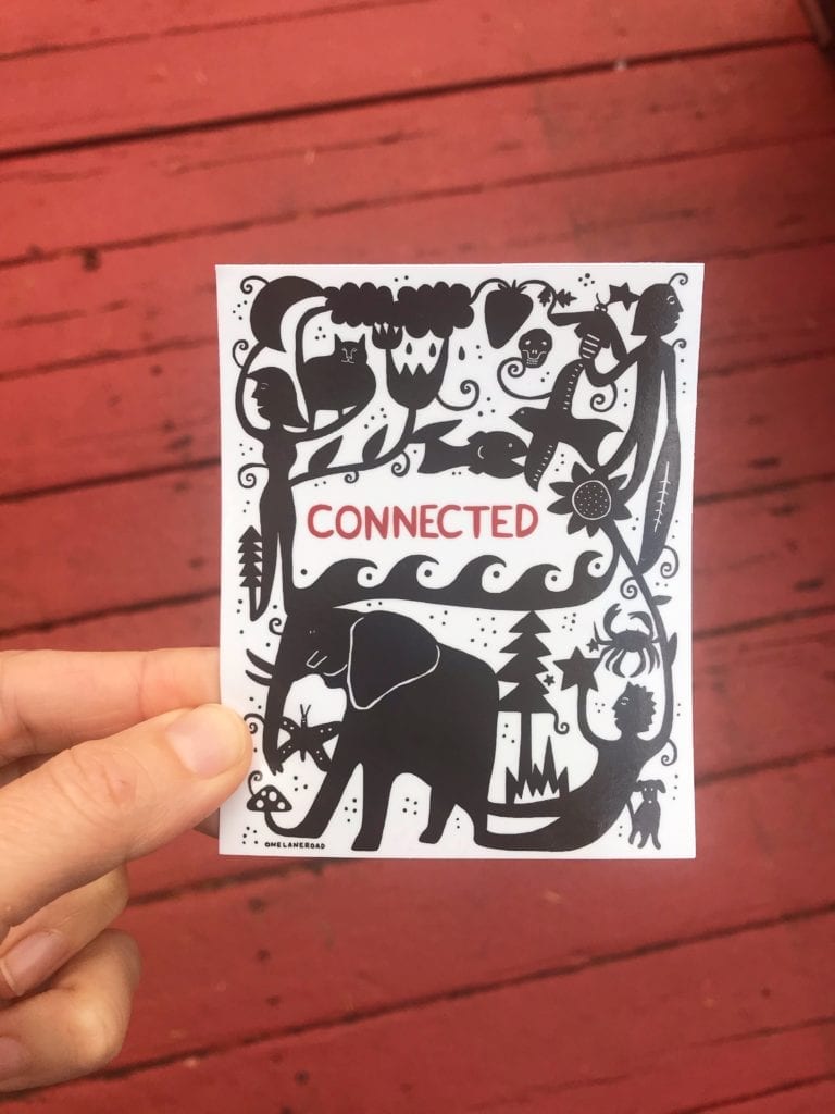 Connected - Sticker
