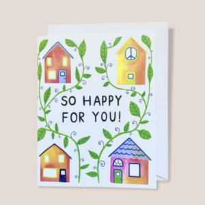 Greeting Card - So happy for you!