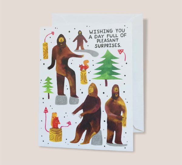 Greeting Card - Wishing You A Day Full Of Pleasant Surprises