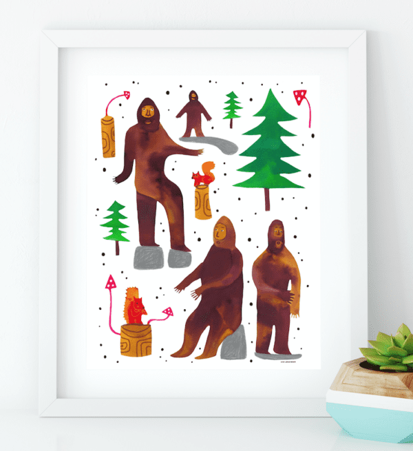 Bigfoot - Art Print