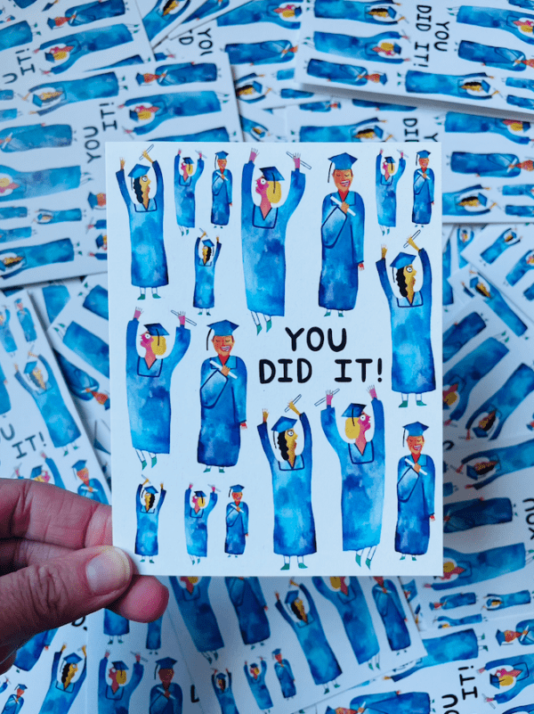 Greeting Card - You Did It!