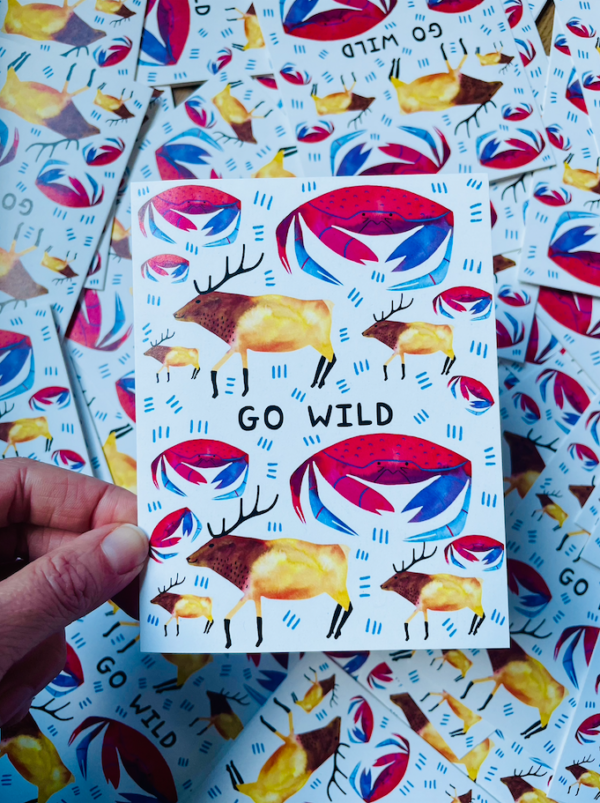 Greeting Card - Go Wild