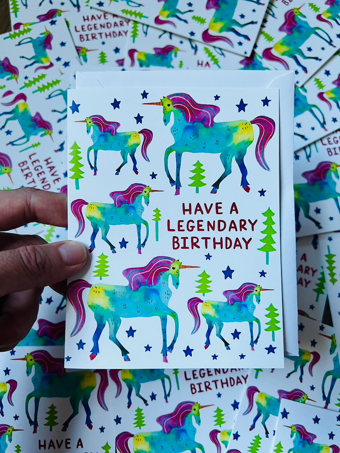 Greeting Card - Have a legendary birthday