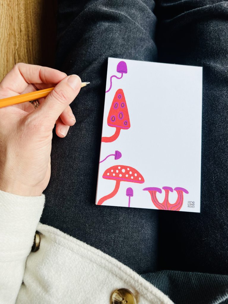 Mushrooms Notepad