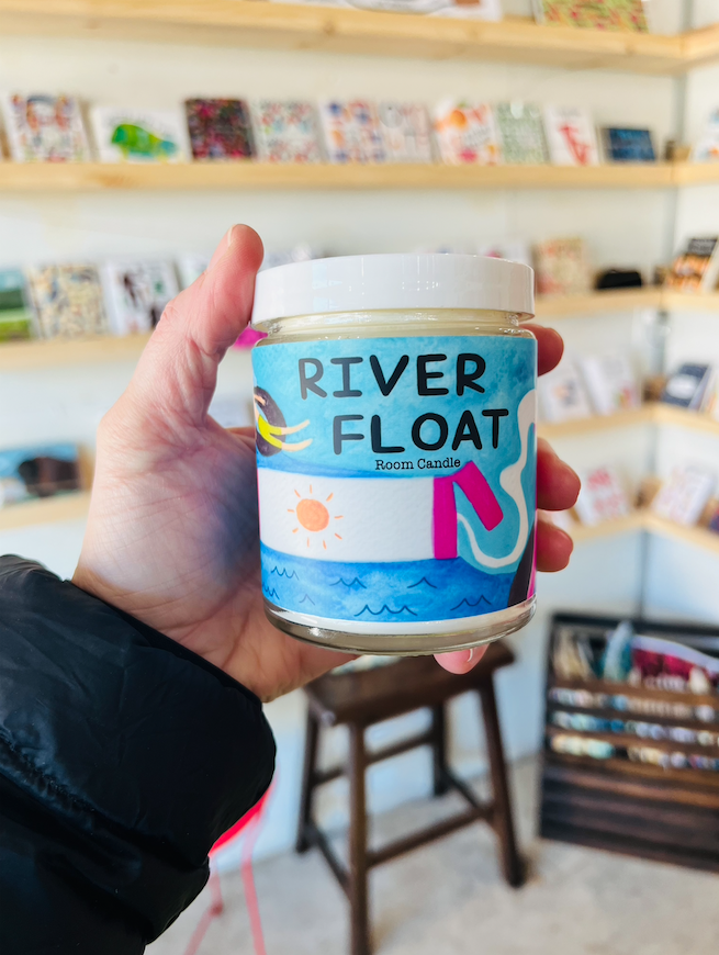 River Float - Coconut Room Candle