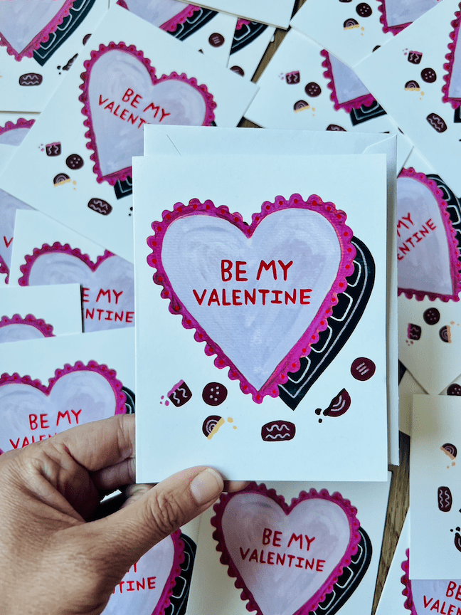 Greeting Card - Be my Valentine