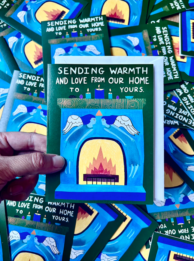 Greeting Card - Sending warmth and love