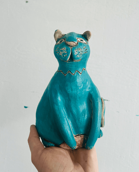 Turquoise Cat