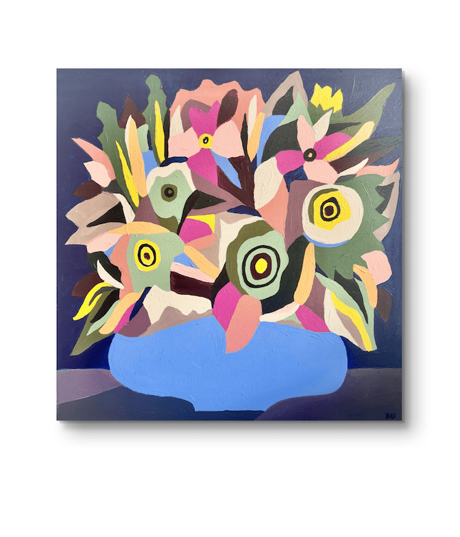 Bouquet #3 - acrylic on canvas - 20x20 inches